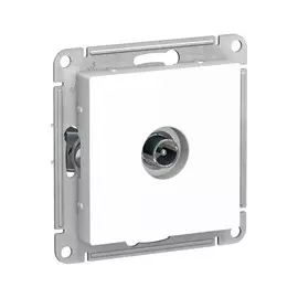 розетка tv (белая, оконечная) schneider electric atlasdesign atn000191