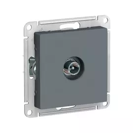 розетка atlasdesign tv оконечная 1db механизм грифель atn000791