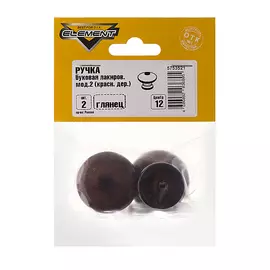 Ручка буков.лак мод.2 под кр.дерево глянц.(2 шт) "