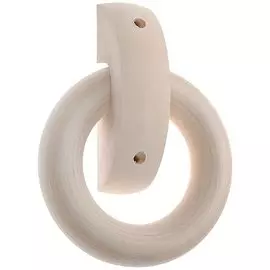 ручка дверная банная банные штучки, кольцо, липа 120мм 30042