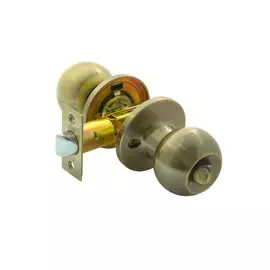 ручка дверная с защелкой без запирания Bussare,цвет античная бронза 940000001258