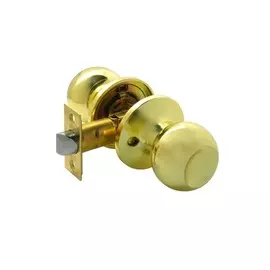 ручка дверная с защелкой без запирания Bussare,цвет золото 940000001252