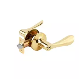 ручка дверная с защелкой с фиксатором Bussare,цвет золото 940000001260