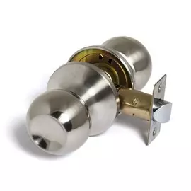 ручка-кноб с защелкой 6072 sn(матовый никель) без запия