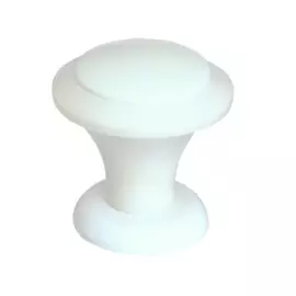 ручка-кнопка рк-1в пластм. бел.