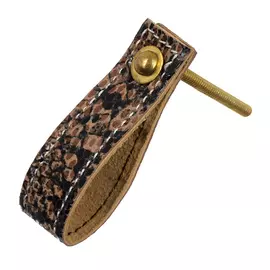 Ручка кожаная для мебели Питон BLUMEN HAUS 66313