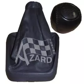 Ручка КПП КАЛИНА РАМКА винил в блистере /ЧЕРНЫЙ/