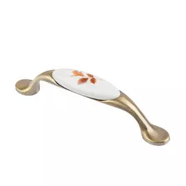 Ручка мебельная с фарфором Клен SF02-01-96 BA