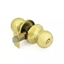 ручки дверные с защелкой под фиксатор palladium 607,цвет матовая латунь