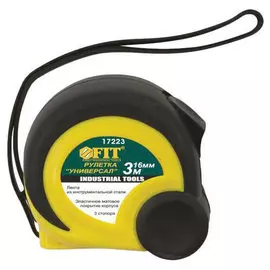 Рулетка 3м 16мм обрезиненный корпус FIT Вектор 17233
