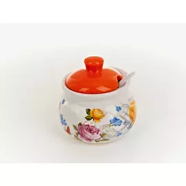 Сахарница 400мл + ложка ЛЕТО В ЕВРОПЕ 0660074