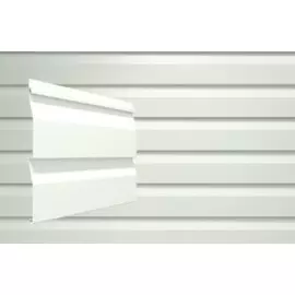 сайдинг брус docke dacha 2700х203мм белый