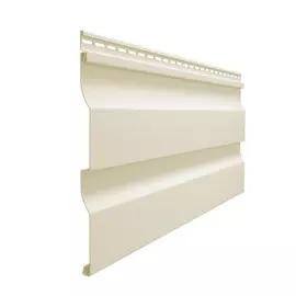 сайдинг docke premium, d4.5d, цвет сливки, 3.6 м