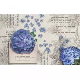 салфетка сервировочная 26х41см пвх гортензия