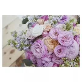 салфетка сервирвочная 26х41см букет пвх