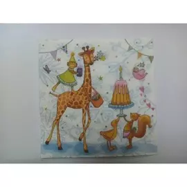 Салфетки 33х33см "Шапито" Art Bouquet 3-слойные 37356