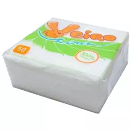 салфетки линия вейро белые 50шт