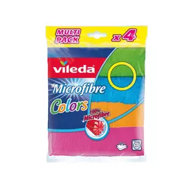 Салфетки VILEDA Колорс из микрофибры 4шт 151502