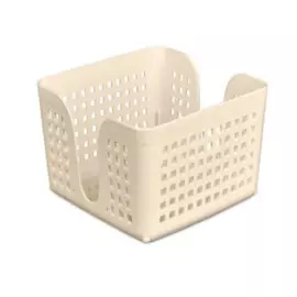 салфетница квадратная 15см лофт violet слоновая кость пластик 650026