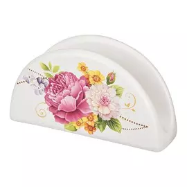 Салфетница ПИОНЫ 13,5 см 358-795 керамика