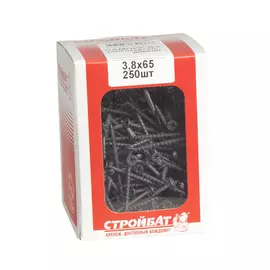 саморезы гипсокартон-дерево 3,8х65 (250 шт)