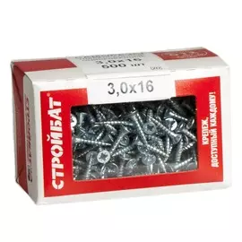 САМОРЕЗЫ УНИВЕРСАЛЬНЫЕ ОЦИНК. 3,0Х16 (500 ШТ)