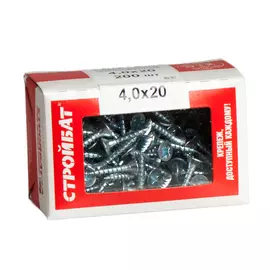 САМОРЕЗЫ УНИВЕРСАЛЬНЫЕ ОЦИНК. 4,0Х20 (200 ШТ)