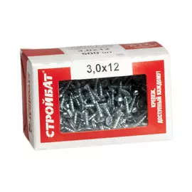 Саморезы универсальные оцинк. 3,0х12 (500шт)