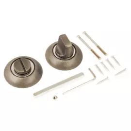 сантехническая завертка к ручкам аллюр арт bk-r1 mab (3132) матовый бронза