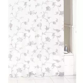 SCID132P, elegant silver, Штора для ванной комнаты, 200*200 см