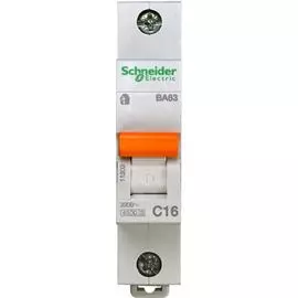 SE Домовой ВА63 Автоматический выключатель 1P 16A (C) 4.5kA