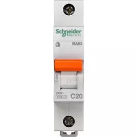 SE Домовой ВА63 Автоматический выключатель 1P 20A (C) 4.5kA