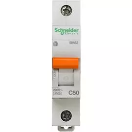 SE Домовой ВА63 Автоматический выключатель 1P 50A (C) 4.5kA