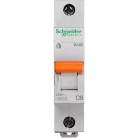 SE Домовой ВА63 Автоматический выключатель 1P 6A (C) 4.5kA