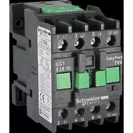 SE EasyPact TVS TeSys E Контактор 3P 1НО 38А 400В AC3 220В 50Гц