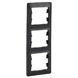 SE Glossa Антрацит Рамка 3-я, вертикальная