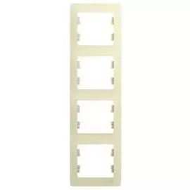 SE Glossa Беж Рамка 4-я, вертикальная