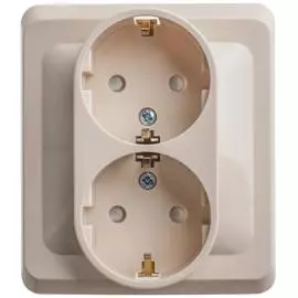 SE Этюд Крем Розетка 2-ая с/з с защитными шторками