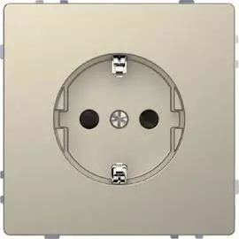 SE Merten D-Life Сахара Розетка 16А с з/к и шторками