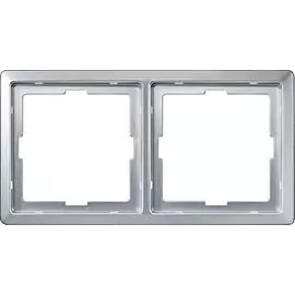 SE Merten SD Artec Алюминий Рамка 2-ая (термопласт)