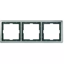 SE Merten SD Artec Сталь Рамка 3-ая (термопласт)