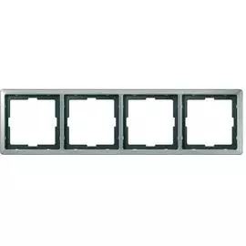 SE Merten SD Artec Сталь Рамка 4-ая (термопласт)