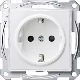 SE Merten SM M-Creativ Прозрачная Pозетка Schuko