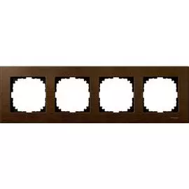 SE Merten SM M-Elegance Орех Рамка 4-ая