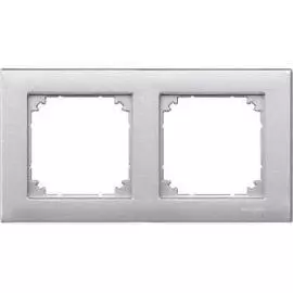 SE Merten SM M-Plan Алюминий Рамка 2-ая