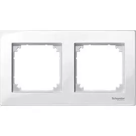 SE Merten SM M-Plan Бел глянец Рамка 2-ая