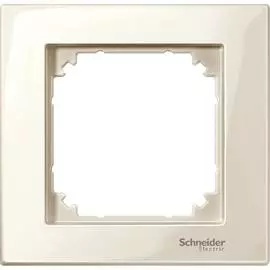 SE Merten SM M-Plan Беж глянец Рамка 1-ая