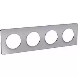 SE Odace Алюминий/Алюминий (пластик) Рамка 4-я