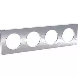 SE Odace Алюминий Мартель/Белый Рамка 4-я