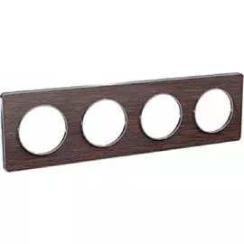 SE Odace Венге/Алюминий Рамка 4-я